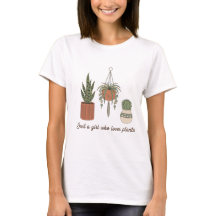 Schattig "Gewoon een meisje dat van planten houdt"