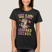 Schattig gewoon een meisje die houdt van luipaard t-shirt (Voorkant)