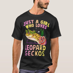 Schattig gewoon een meisje die houdt van luipaard  t-shirt