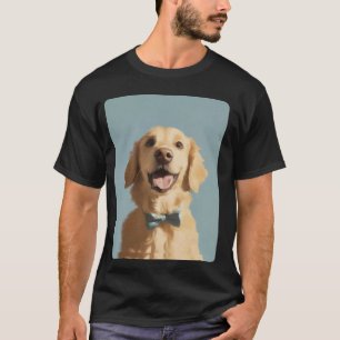 Schattig gezicht van een Golden Retriever T-shirt