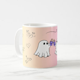Schattig Ghosts Coffee Mok - Perfect voor Hallowee