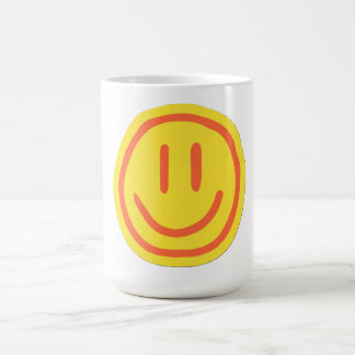 Schattig glimlachend gezicht | Positief gelukkig E Koffiemok