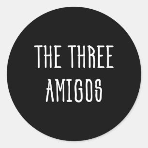Schattig Grappig Cinco De Mayo The Three Amigos Ca Ronde Sticker