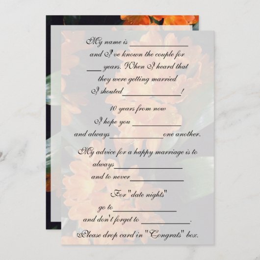 Schattig, grappig huwelijksadvies voor bruid en br kaart (Voorkant / Achterkant)