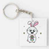 Schattig & Grappig Konijn Sleutelhanger (voorkant)