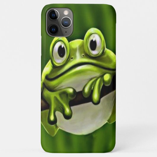 Schattig grappig lachend groen kikker in de boom Case-Mate iPhone case (Achterkant)