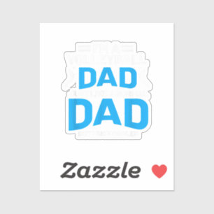Schattig Grappig Volleybal Cadeau Voor Vaders en M Sticker
