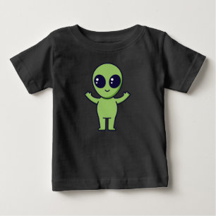 “Schattig groen alien