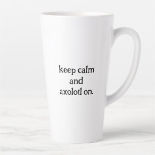 Schattig Groovy Hippie Axolotl Retro 70s Regenboog Latte Mok