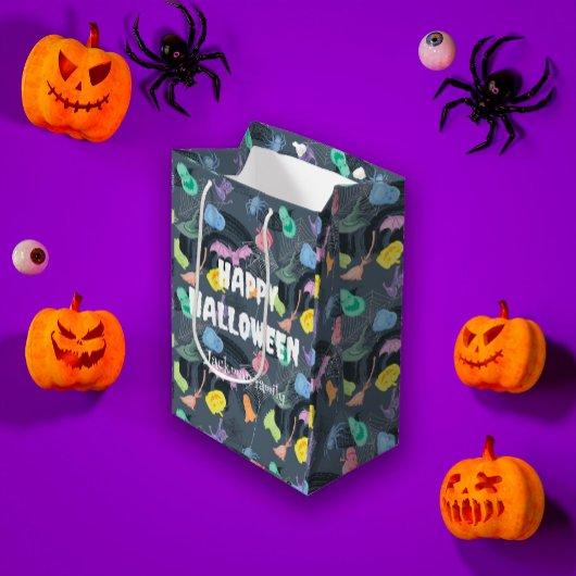 Schattig Halloween aanpasbaar Medium Cadeauzakje