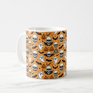 Schattig Halloween-patroon Koffiemok