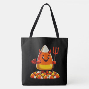 Schattig Halloween snoep mais monster Draagtas