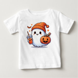 Schattig Halloween spook met pompoen en Halloween