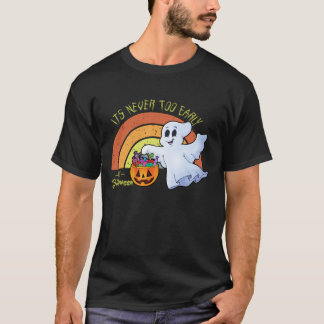 Schattig Halloween-spookje - Grappig Retro Vintage T-shirt