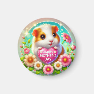 Schattig hamstertje viert Moederdag Magneet