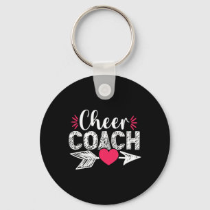 Schattig Hart Cheer Coach Cheerleading Cheerleader Sleutelhanger