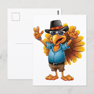 Schattig Herfst Schattige Turkije: Vier de Herfst Briefkaart