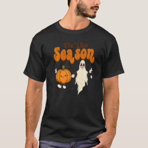Schattig Herfst 'Tis Het Seizoen Halloween Geest P T-shirt