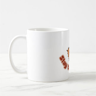 Schattig herfstblad Blijf knus deze herfst Koffiemok
