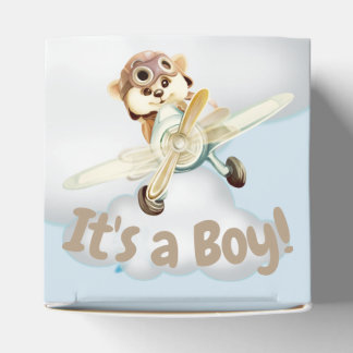 Schattig "Het is een Jongen!" Baby Shower of verja Bedankdoosjes