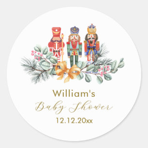 Schattig Het Is Koud Buiten Notenkraker Baby Showe Ronde Sticker