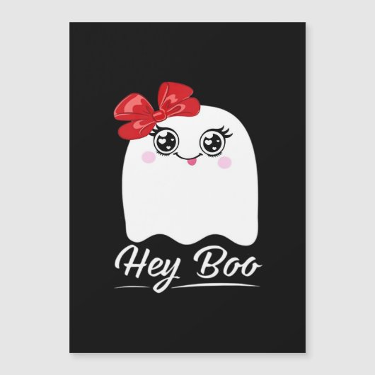 Schattig Hey Boo Halloween-ontwerp (Voorkant)