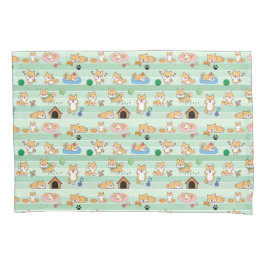 schattig hond spelen springen slapen kussensloop