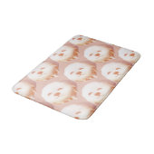 Schattig hondengezicht donut badmat (Gekanteld)