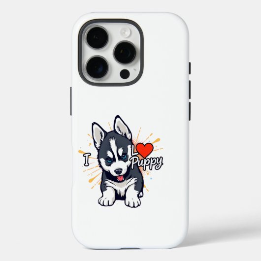 Schattig Hondenliefhebber ontwerp Case-Mate iPhone Case (Achterkant)