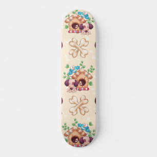 Schattig hondenpatroon skateboard