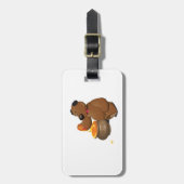 Schattig Honey Loving Beer met Honey Pot Bagagelabel (Voorkant verticaal)