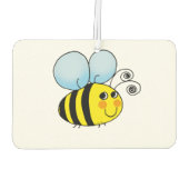 schattig honing hommel bij luchtverfrisser (Achterkant)