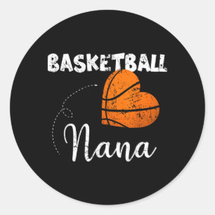 Schattig Honkbal Hart Honkbal Nana Ronde Sticker