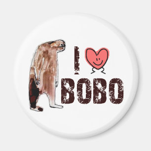 Schattig! I LOVE <3 BOBO-ontwerp - Bigfoot vinden Magneet