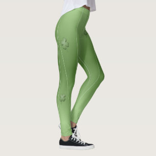Schattig Iers Klaverontwerp Leggings