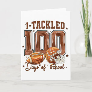Schattig ik heb 100 dagen schoolvoetbal getackeld  kaart