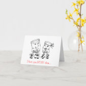 SCHATTIG! Ik hou meer van je kaart (Gele Bloem)