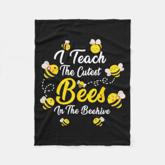 Schattig Ik Leer De Schattigste Bijen In De Bijenk Fleece Deken