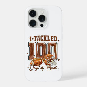 Schattig ik overwon 100 dagen schoolvoetbal kinder iPhone 15 pro hoesje