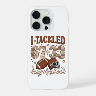 Schattig ik overwon 100 dagen schoolvoetbal kinder iPhone 15 pro hoesje