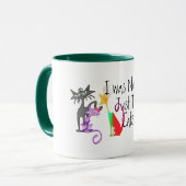 schattig ik was normaal drie katten geleden, katte mok (Voorkant links)