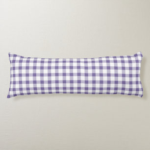 Schattig Indigo Gingham Patroon Lichaamskussen