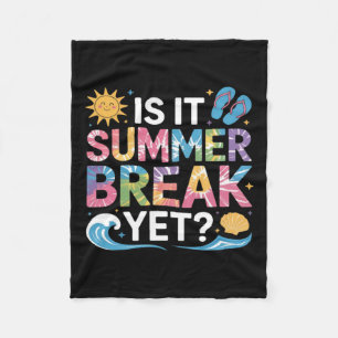 Schattig Is Zomer Vakantie Leraar Student Tie Dye Fleece Deken