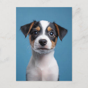 Schattig Jack Russell Terrier Puppyportret Briefkaart