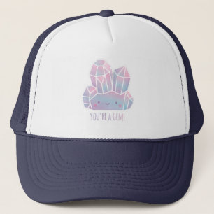 Schattig Je Bent Een Edelsteen Pastel Edelsteen Trucker Pet
