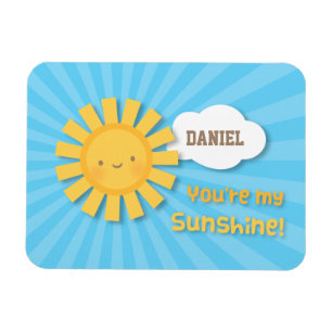 Schattig Je Bent Mijn Zonneschijn Waardering Magneet