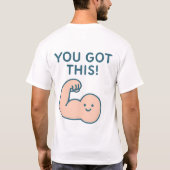 Schattig Je Krijgt Deze Flex Arm Design T-shirt (Achterkant)