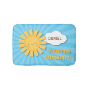 Schattig Jij Bent Mijn Zonneschijn Kinderen Badkam Badmat
