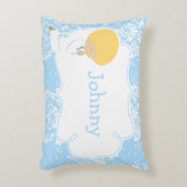 Schattig jochie bidt en gedicht accent kussen (Voorkant(Verticaal))