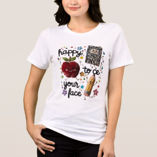Schattig Juf Terug Naar School T-Shirt